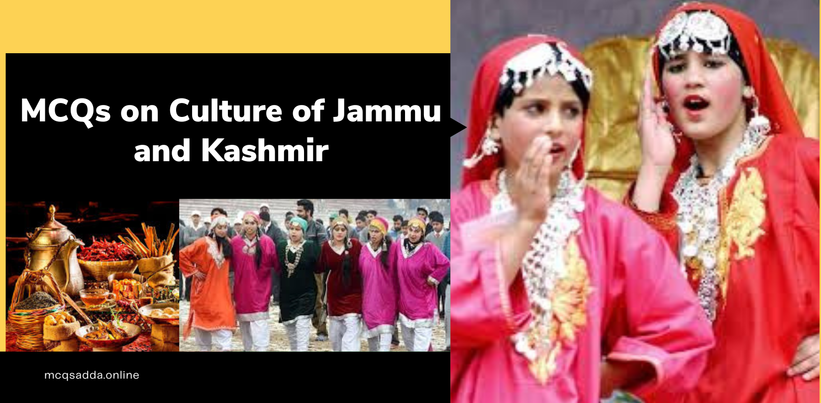 MCQs on Culture of Jammu and Kashmir