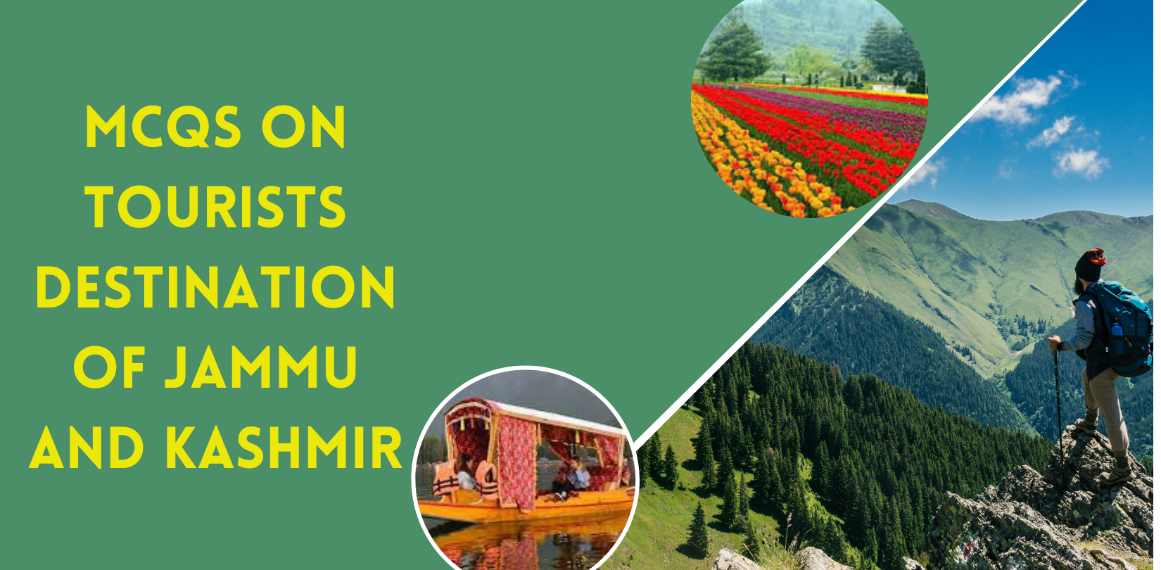 MCQs on Tourists Destination of Jammu and Kashmir