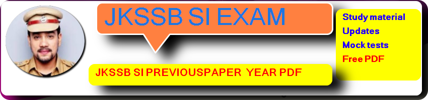 Jkssb previous year papers pdf