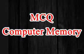 Mcqs on Computer Memory